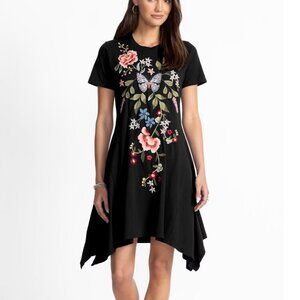 NWT Johnny Was Hankerchief Knit Dress